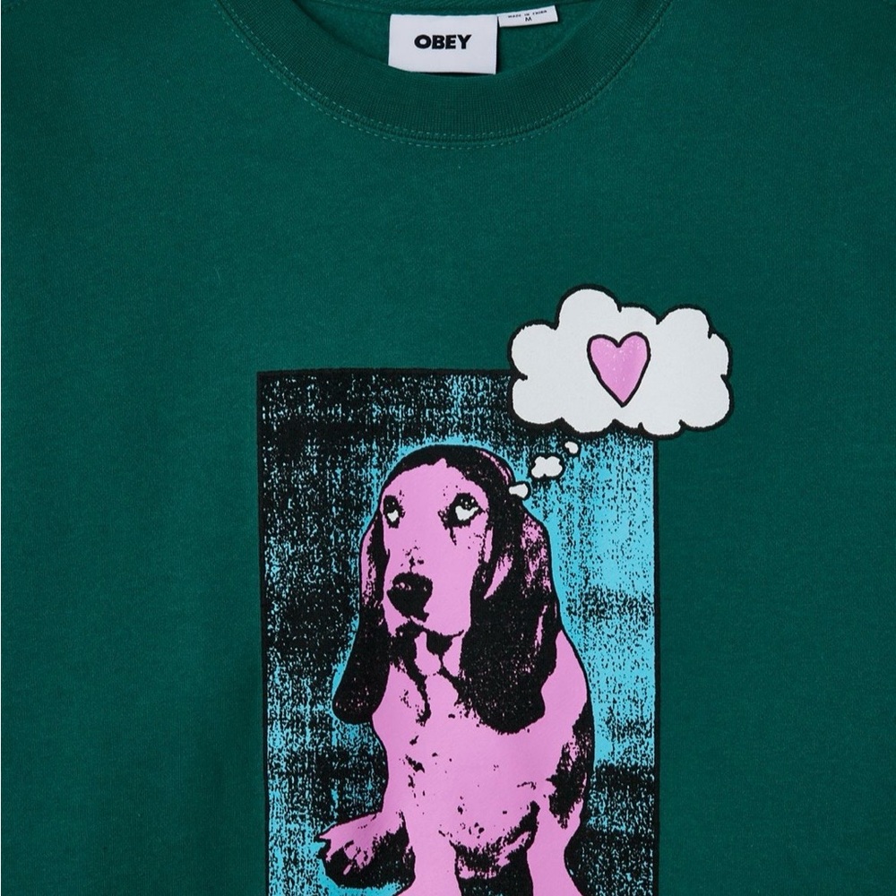 Green OBEY Sweatshirt - Picture 2 of 7